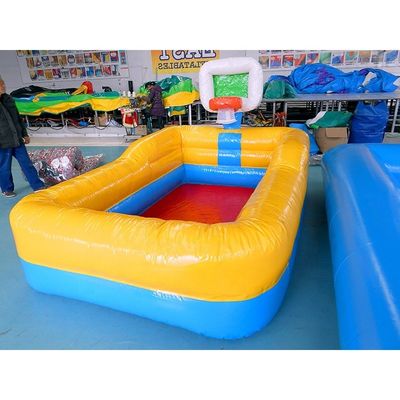 Piscine gonflable dans la cour de style avec piscine pour enfants en PVC de 0,9 mm et boucle de basket