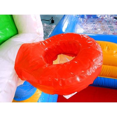 Piscine gonflable dans la cour de style avec piscine pour enfants en PVC de 0,9 mm et boucle de basket