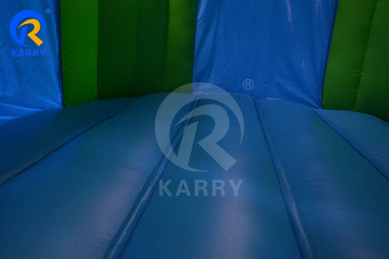 Logo personnalisé Imprimé en PVC Inflatable Rocket Airborne Jeu d'aventure pour enfants et adultes