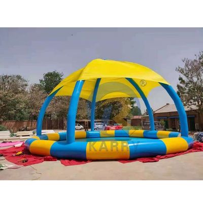 Piscine gonflable pour enfants et adultes avec couverture solaire en PVC