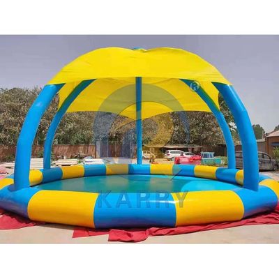 Piscine gonflable pour enfants et adultes avec couverture solaire en PVC