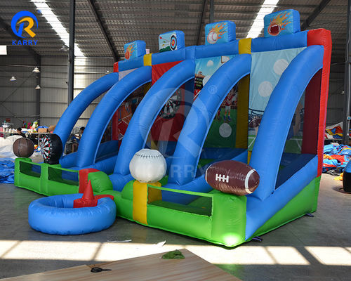 Jeux sportifs de carnaval interactifs pour tous les âges 4 en 1 Basketball Soccer Football Baseball