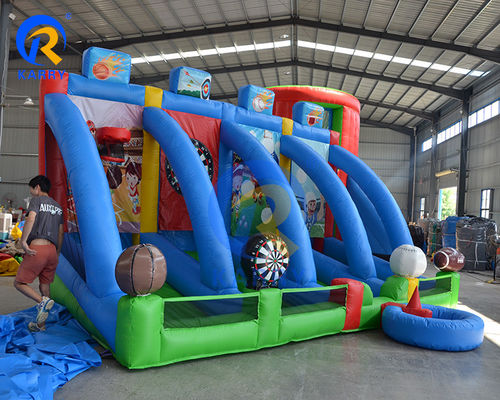 Jeux sportifs de carnaval interactifs pour tous les âges 4 en 1 Basketball Soccer Football Baseball
