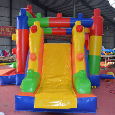 Personnaliser accepté MiNi Bounce House Bloc de bâtiment Château gonflable avec glissement