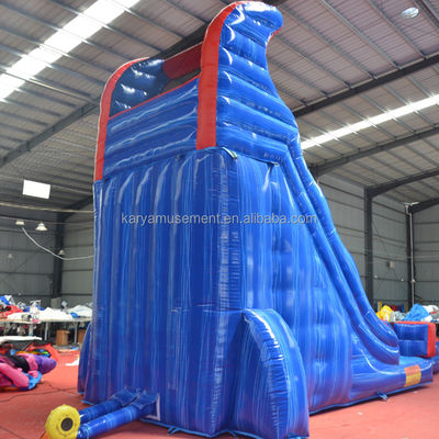 Jouets aquatiques gonflables commerciaux 9x3m ou parc aquatique de taille personnalisée avec piscine et toboggans