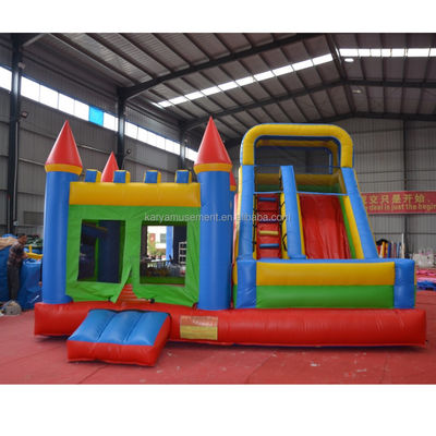 Caractéristiques PORTABLE PVC Rouge N Bleu Château gonflable avec piscine N Slide Bouncer