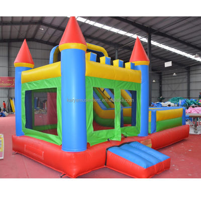 Caractéristiques PORTABLE PVC Rouge N Bleu Château gonflable avec piscine N Slide Bouncer