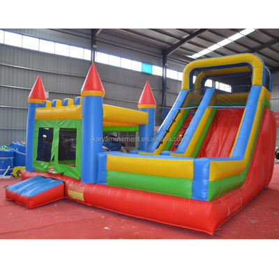 Caractéristiques PORTABLE PVC Rouge N Bleu Château gonflable avec piscine N Slide Bouncer