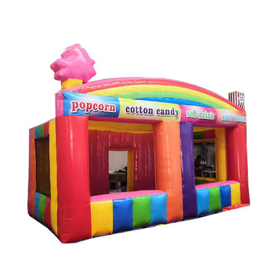 CE accessoires de réparation de souffleurs interactives de nourriture gonflable concession stand pour le carnaval