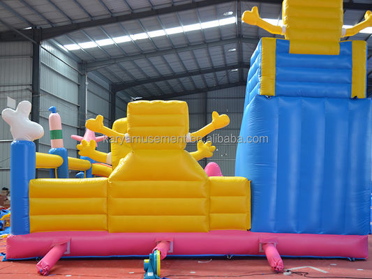 Trampoline gonflable pour enfants avec certification CE/EN71/EN14960 et château Bob éponge