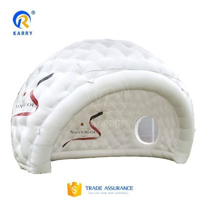 Publicité Tente gonflable imperméable Tente de garage durable pour les aventures de camping