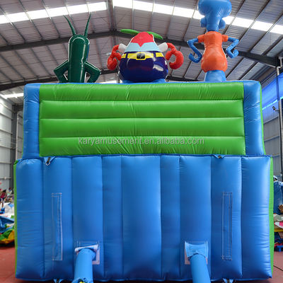 Couleur personnalisée gonflable SpongeBob Parc thème château gonflable pour adultes fête de la ville amusante