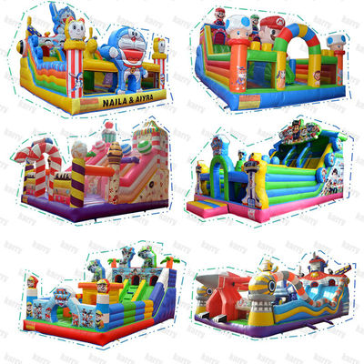 Parcs aquatiques gonflables personnalisés unisexes avec trottoir portable et château