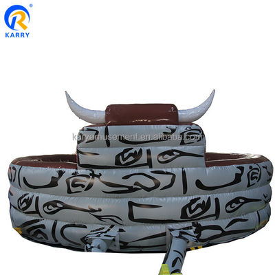 Location et vente Portable gonflable mécanique Rodeo Bull Ride Jeu avec des caractéristiques chaudes