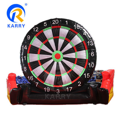 4.5m Interactif sur gonflables football Dart Boards pour les enfants et les adultes Couleur personnalisée