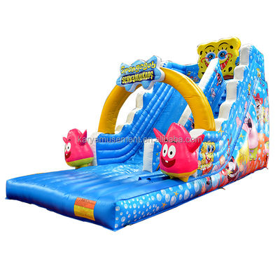29ft Sponge-Bob Large Slip n Slide pour les enfants N Adultes PVC commercial gonflable intérieur