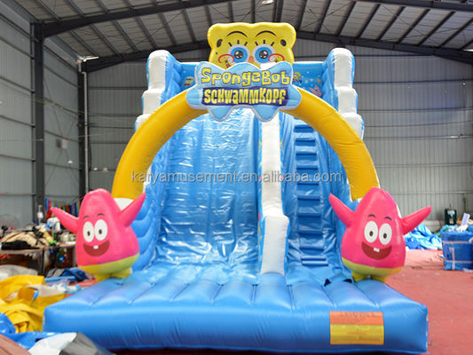 29ft Sponge-Bob Large Slip n Slide pour les enfants N Adultes PVC commercial gonflable intérieur