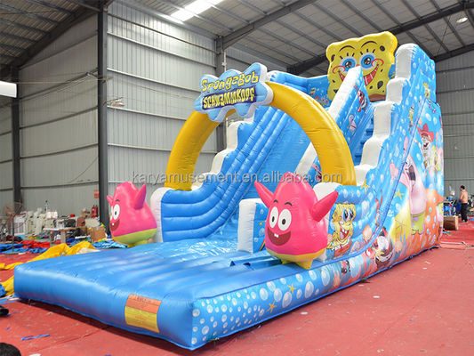 29ft Sponge-Bob Large Slip n Slide pour les enfants N Adultes PVC commercial gonflable intérieur