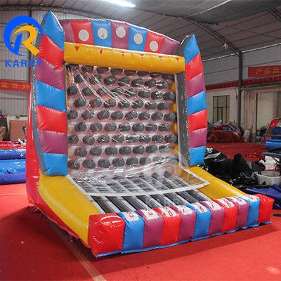 Logo personnalisé imprimé jeu de carnaval gonflable Plinko avec matériel de PVC de mer personnalisé