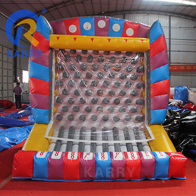 Logo personnalisé imprimé jeu de carnaval gonflable Plinko avec matériel de PVC de mer personnalisé