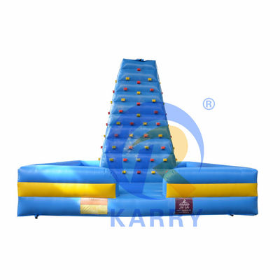 CE accessoires de réparation de souffleur inclus mur d'escalade gonflable pour terrain de jeux extérieur