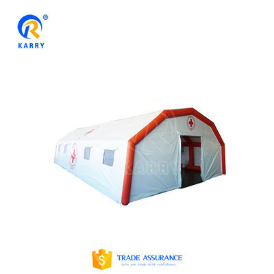 KR-IT-920-1 0,45 mm Tente médicale gonflable en bâche en PVC platon 5*8*4,5 m