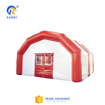 KR-IT-920-1 0,45 mm Tente médicale gonflable en bâche en PVC platon 5*8*4,5 m
