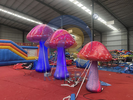 LED Fun Mushroom pour les festivals et les cérémonies 5m ou en PVC sur mesure
