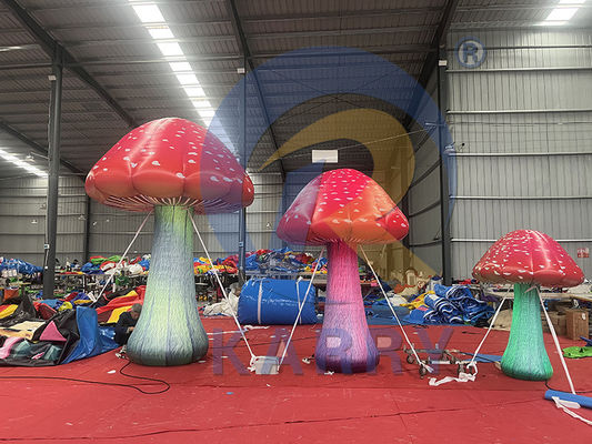 LED Fun Mushroom pour les festivals et les cérémonies 5m ou en PVC sur mesure