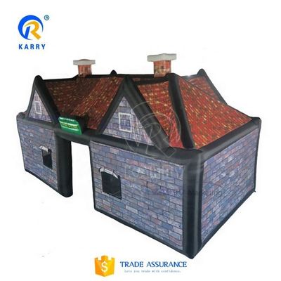 Tente gonflable à cabine certifiée EN14960 pour enfants Tente de camouflage du château gonflable