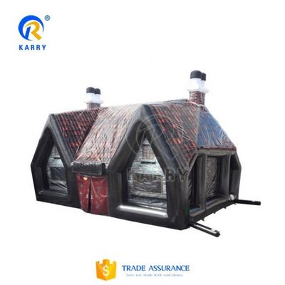 Tente gonflable à cabine certifiée EN14960 pour enfants Tente de camouflage du château gonflable