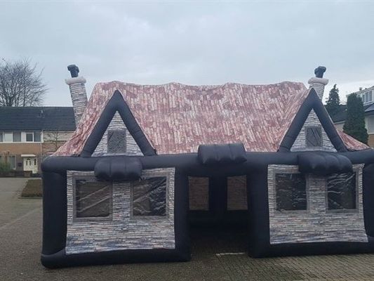 Tente gonflable à cabine certifiée EN14960 pour enfants Tente de camouflage du château gonflable