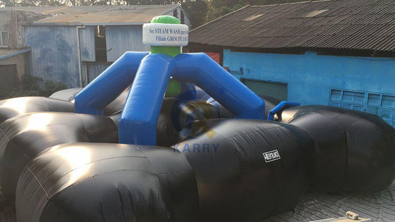 Arène de tag laser gonflable en PVC personnalisée pour les jeux sportifs interactifs
