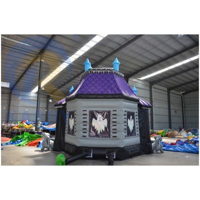 EN14960 Arche de crâne d'Halloween gonflable certifiée décoration personnalisée de maison hantée