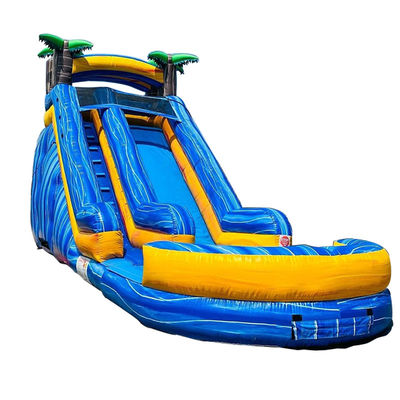 Capacité maximale 100-500 kg Arbre de palmier adulte équipement gonflable de parc aquatique avec piscine