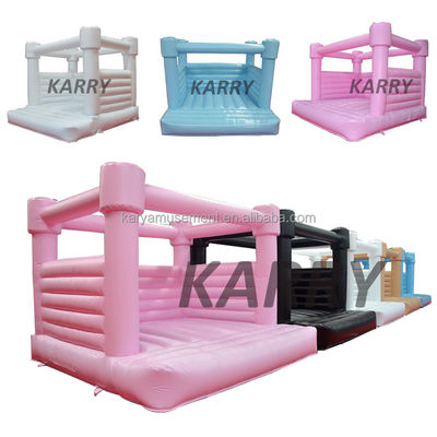 Hot Populaire Petit Blanc Bounce Maison avec glisser-déposer et piscine à billes Pit Personnaliser Accepté