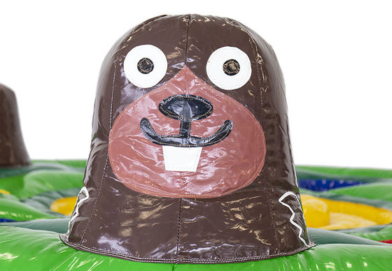 Certificat CE commercial gonflable Whack a Mole Jeu 4,5m pour les jeux sportifs interactifs