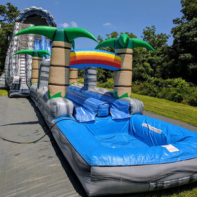 Parcs aquatiques gonflables avec piscine pour enfants et toboggan