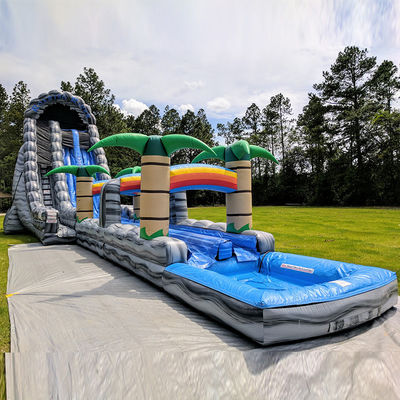 Parcs aquatiques gonflables avec piscine pour enfants et toboggan