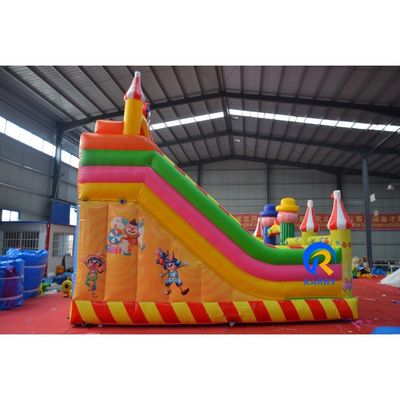 Parc aquatique à thème clown gonflable 8x6x6m pour terrain de jeux pour enfants extérieurs et intérieurs
