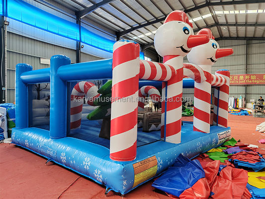 Château gonflable de Noël personnalisé Clown Trampoline
