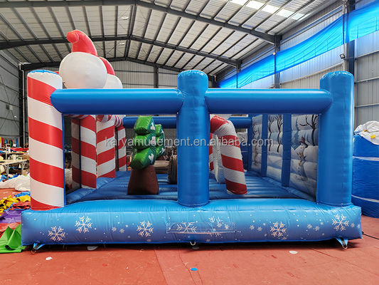 Château gonflable de Noël personnalisé Clown Trampoline