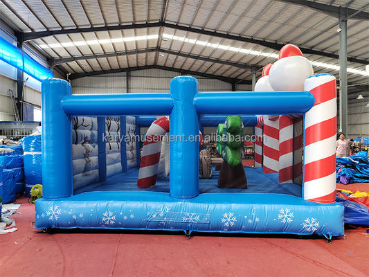 Château gonflable de Noël personnalisé Clown Trampoline