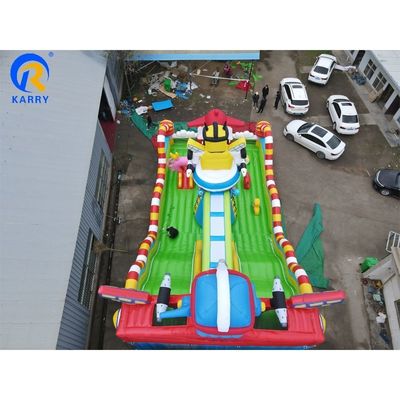 Thème robot Parc aquatique gonflable avec un obstacle gonflable Étarpe PVC unisexe