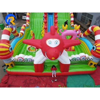 Thème robot Parc aquatique gonflable avec un obstacle gonflable Étarpe PVC unisexe