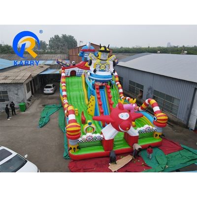 Thème robot Parc aquatique gonflable avec un obstacle gonflable Étarpe PVC unisexe