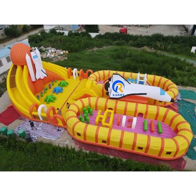 Parc aquatique d'été amusant Unisexe grand ours polaire gonflable terrain de jeu pour les jeux en plein air