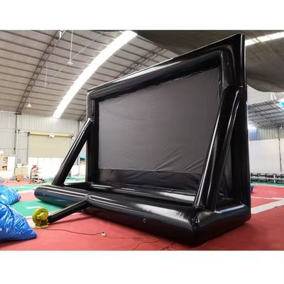 Écran de projection gonflable extérieur, double face scellée par air pour les rassemblements