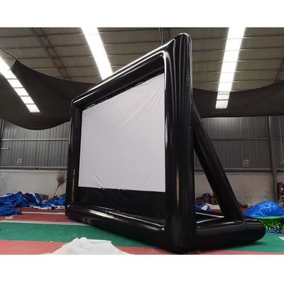 Écran de projection gonflable extérieur, double face scellée par air pour les rassemblements