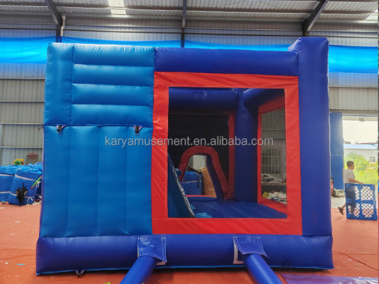 Caractéristiques unisexes personnalisées Sonic Bounce House Combo Slide gonflable pour la location de fête